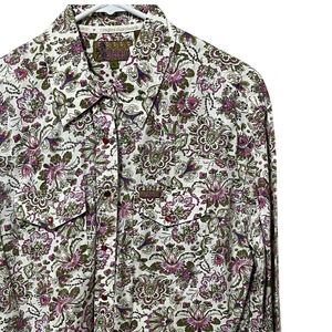 Cowgirl Hardware Women's Western Shirt Sz X Large Snap Floral